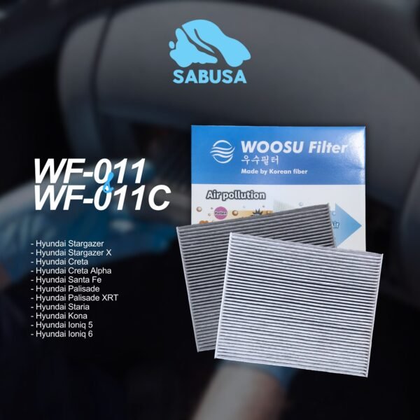 WF011 Woosu Filter AC Cabin Mobil Honda Aseptic HEPA+ Carbon